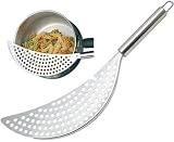 Stainless Steel Crescent Shaped Pan Drainer