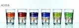 Orientalisches Tee-Glas Set "Dina" 6tlg. 6 Farben