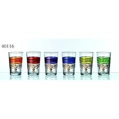 Orientalisches Tee-Glas Set "Dina" 6tlg. 6 Farben