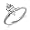 14k White Gold Marquise Solitaire Diamond Ring (1/4 ct, I-J Color, I1-I2 Clarity) - Size 6