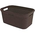 Rattan W�schekorb 45l braun
