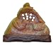 Love birds mandarin ducks - hand carved stone sculpture