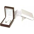 Rosewood Stained Pendant Necklace Wood Display Unit