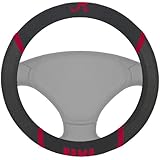FANMATS NCAA University of Alabama Crimson Tide Polyester Steering Wheel Cover
