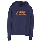Sweatshirt Woman Navy Blue  I Left My Heart In St. Vincent & The Grenadines  Country
