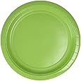 Amscan AMI 650013.53 Amscan Kiwi Big Party Pack Dinner Plates (50 Count), 1, green