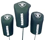 Oakland Raiders Mesh Golf Barrel Head Cover Set