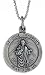 Jewelry : Sterling Silver Oxidized " St. Jude " Pendant