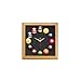 Pro Series Square Billiard Clock (Oak / Spruce Felt)