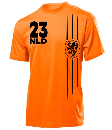 FUSSBALL WM 2014 – NIEDERLANDE FANSHIRT 4218(K-ORA) Gr. 98/104