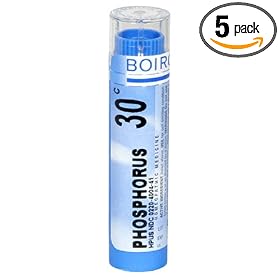 Boiron Homeopathic Medicine Phosphorus, 30C Pellets, 80-Count Tubes (Pack of 5)