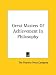 Book Great Masters Of Achievement In Philosophy
