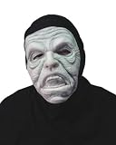 Smiffy's zombie mask c/w cowl glow in the dark