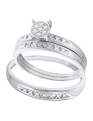 0.07CT DIAMOND FASHION TRIO SET