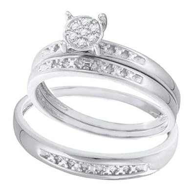 Cheap Girls Jewelry 0.07CT DIAMOND FASHION TRIO SET For Sale Cheap Girls Jewelry 0.07CT DIAMOND FASHION TRIO SET For Sale