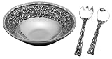Wilton Armetale William and Mary 3-Piece Salad Set