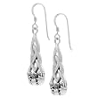 Sterling Silver Claddagh Earrings