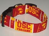 NCAA Southern California University USC Trojans Style 2 X-Large 1" Dog Collar