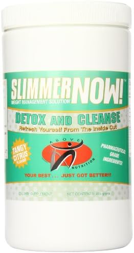Above Nutrition Slimmer Now Detox and Cleanse Supplement, Citrus, 495 Gram