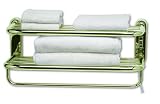 Warmrails Towel Shelf Wall Mounted Towel Warmer and Drying Shelf, Brass