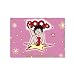 Betty Boop Lenticular New Year Greeting Card with evelope. 4x6 , Changing Image, Pink