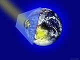 Hole in the Ozone Layer Above the Earth Photographic Poster Print by Paul Katz, 24x18
