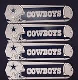 Ceiling Fan Designers 52SET-NFL-DAL NFL Dallas Cowboys Football 52 In. Ceiling Fan Blades Only