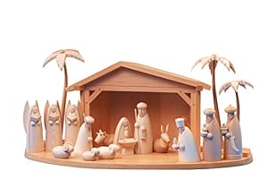 Komplettset - moderne Weihnachtskrippe - Erzgebirge: Amazon.de: Küche