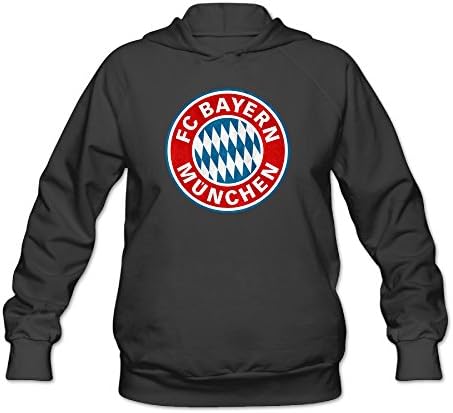 RORTTB Munich Fc Bayern Women's Graphic Hoodies Sweatshirt Black