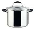 Circulon Steel Elite Stainless Steel Stockpot, 24 cm, 7.6 Litre