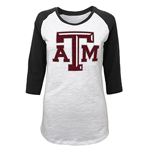 NCAA Juniors 0-17 3/4 Scoop Raglan Tee
