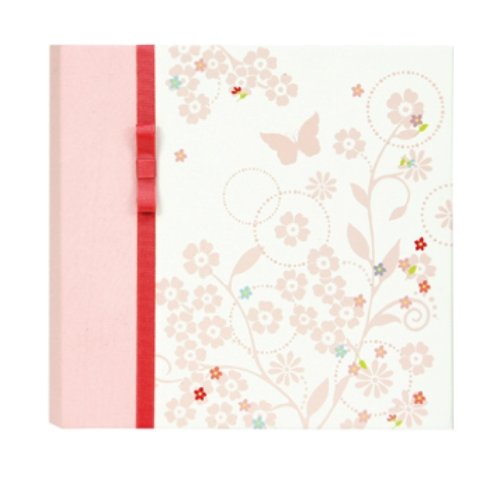 CR Gibson Bound Photo Journal Album with Space for Journaling and CD Storage Pocket, China Doll,