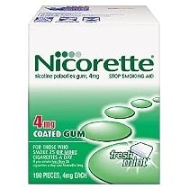 Nicorette Gum Fresh Mint 4 mg -190 Count