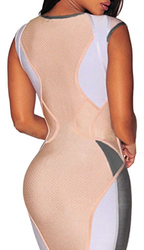 open lace back dress VESPERA BANDAGE MINI DRESS
