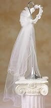Communion Veil with Flowers