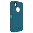 Otterbox Defender Series Hybrid Case & Holster for iPhone 4 & 4S  - Retail Packaging - Light Teal/Deep Teal