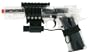 Soft Air Colt 1911 6-Inch Target Model Spring Powered Airsoft Pistol with Laser (Clear)
