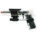 Soft Air Colt 1911 6-Inch Target Model Spring Powered Airsoft Pistol with Laser (Clear)