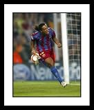 Ronaldinho FC Barcelona - Goal Celebration - Framed 8x10 Photograph