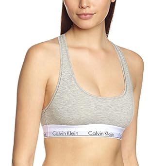 Soutien gorge de sport Modern Cotton Bralet Calvin Klein Gris