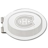 Montreal Canadiens Laser-Etched Money Clip - Hockey Puck Shape
