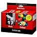 Lexmark Cartouche d'encre Z33 Z13 Z25 Z35 Z617 X1190 0080D2952 noir/color #17+27+ bliste