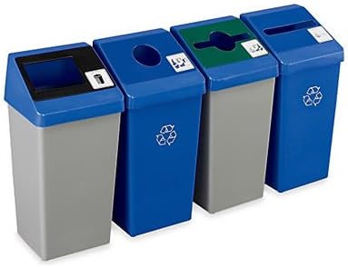 Smart Sort Recycling Center - 22-Gallon Capacity - Blue