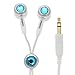 iPopperz IP-JLZ-3003 Blue Crystalline Jewels Ear Bud