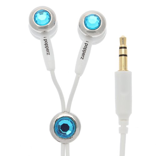 iPopperz IP-JLZ-3003 Blue Crystalline Ear Bud