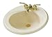 Crane Plumbing Carla Self-Rimming Drop-In Lavatory Sink, White #1550V