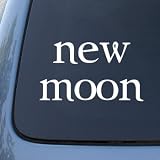 NEW MOON - Twilight - Vinyl Car Decal Sticker #1861 | Vinyl Color: WHITE