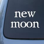 NEW MOON - Twilight - Vinyl Car Decal Sticker #1861 | Vinyl Color: WHITE