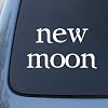 NEW MOON - Twilight - Vinyl Car Decal Sticker #1861 | Vinyl Color: WHITE