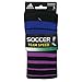 adidas Team Speed Soccer Socks, Black/Night Flash Purple/Flash Pink, Small